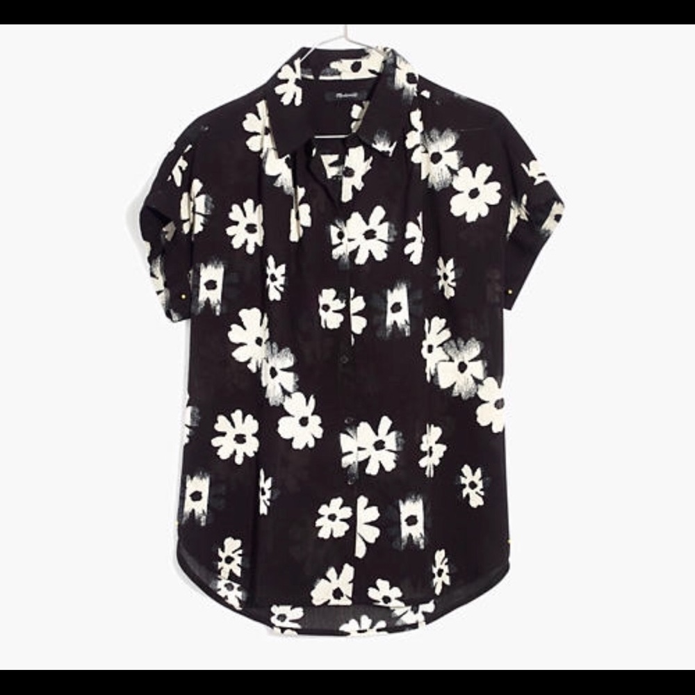 Madewell central tunic in Ikat Floral